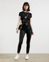 ROMAANA-Tops-Star Detail Fitted Tee- Ted Baker Romania